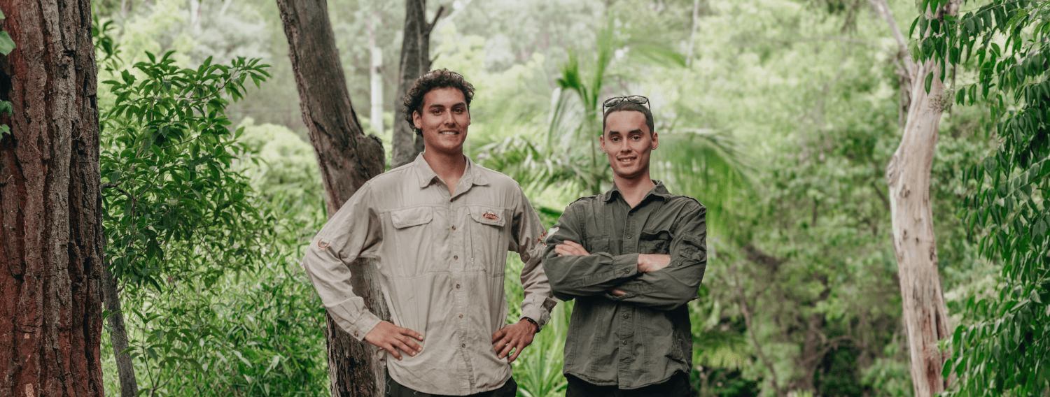 The two gardeners who turn up to Goldfields jobs